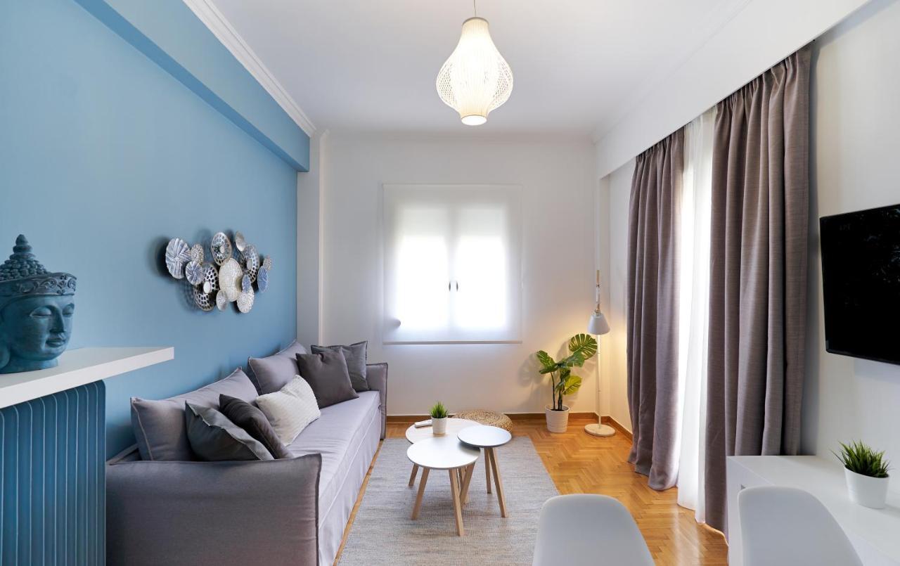 雅典“Blue Oasis” In The Heart Of Koukaki!公寓 外观 照片